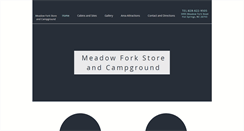 Desktop Screenshot of meadowforkcampground.us