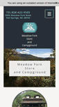 Mobile Screenshot of meadowforkcampground.us