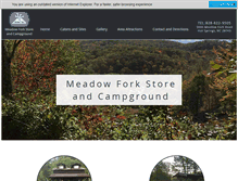 Tablet Screenshot of meadowforkcampground.us